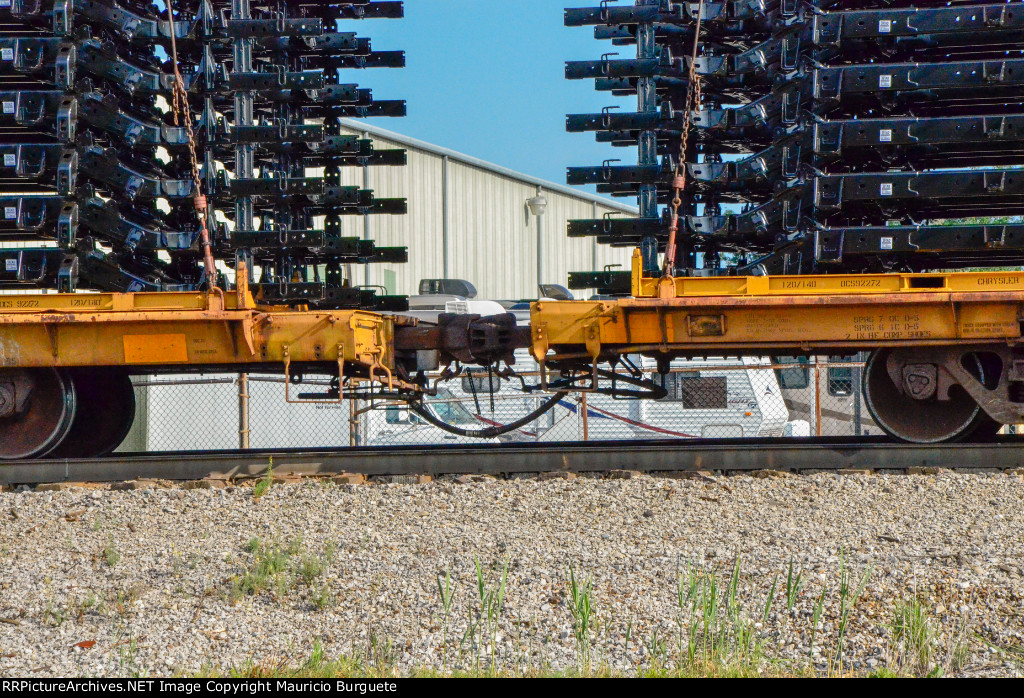 FTTX Flat Car with Truck Frames